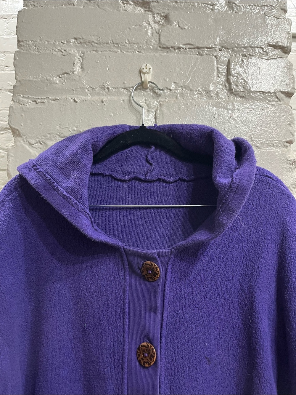 MOVING SALE! Blue Fish Hooded Jacket - Picture 2 of 7